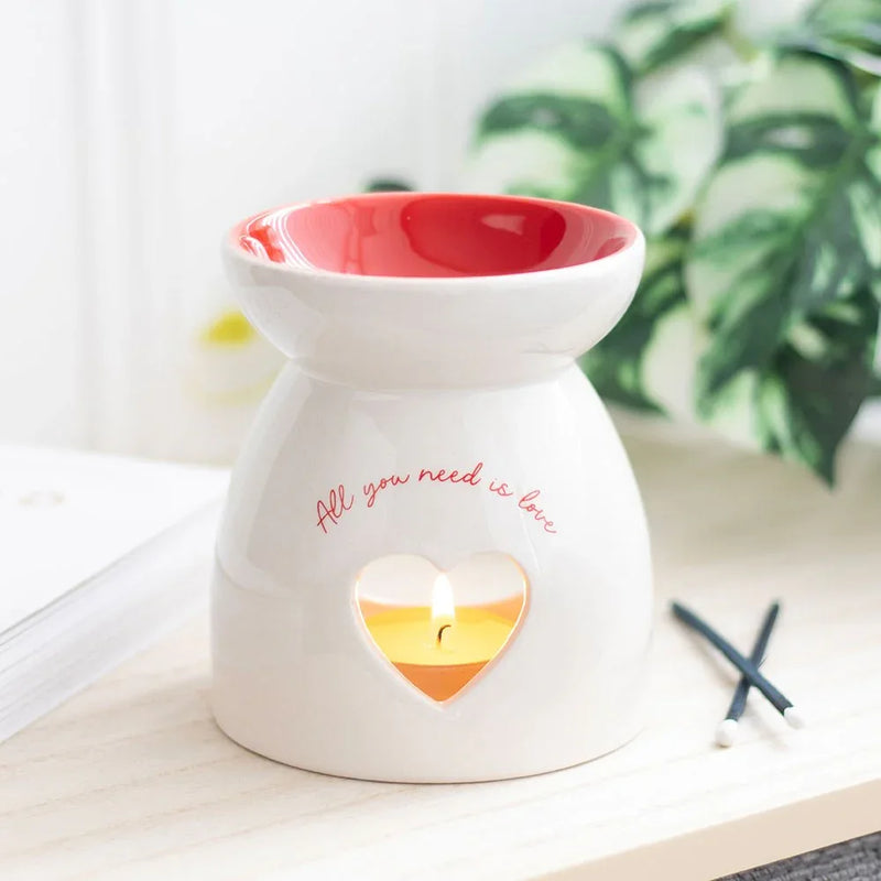 Valentine's Day Heart Oil Burner and Wax Warmer - BIG FRENCHIES