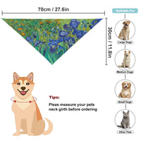 Van Gogh Irises Pet Scarf