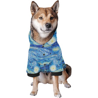 Van Gogh Starry Night Button Hoodie