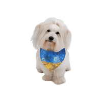 Van Gogh Wheatfield with Crows Double-Sided Pet Bandana