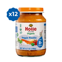 Holle Organic Baby Food Jar - Veggie Risotto - 12 Jars