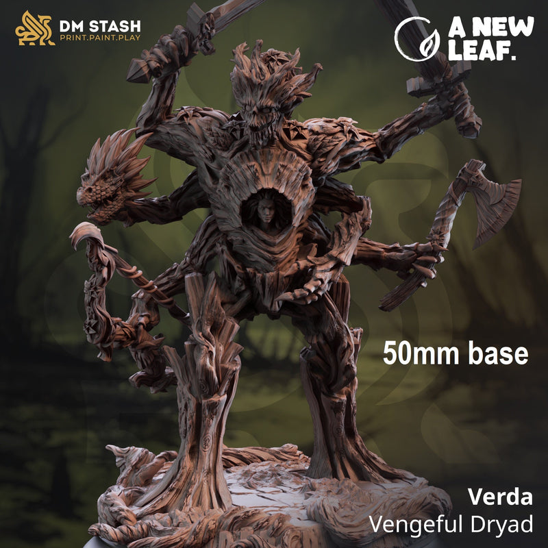 Verda, Vengeful Dryad-3D Printed Miniatures-BIG FRENCHIES-All Systems Go Games