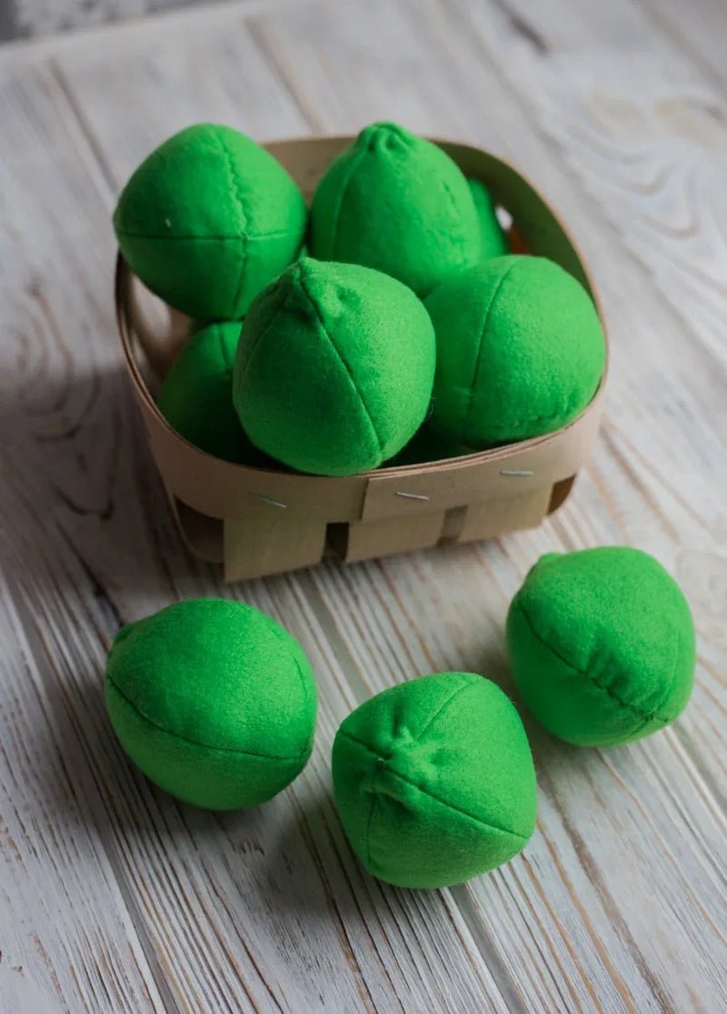 Lime felt fruit - BIG FRENCHIES