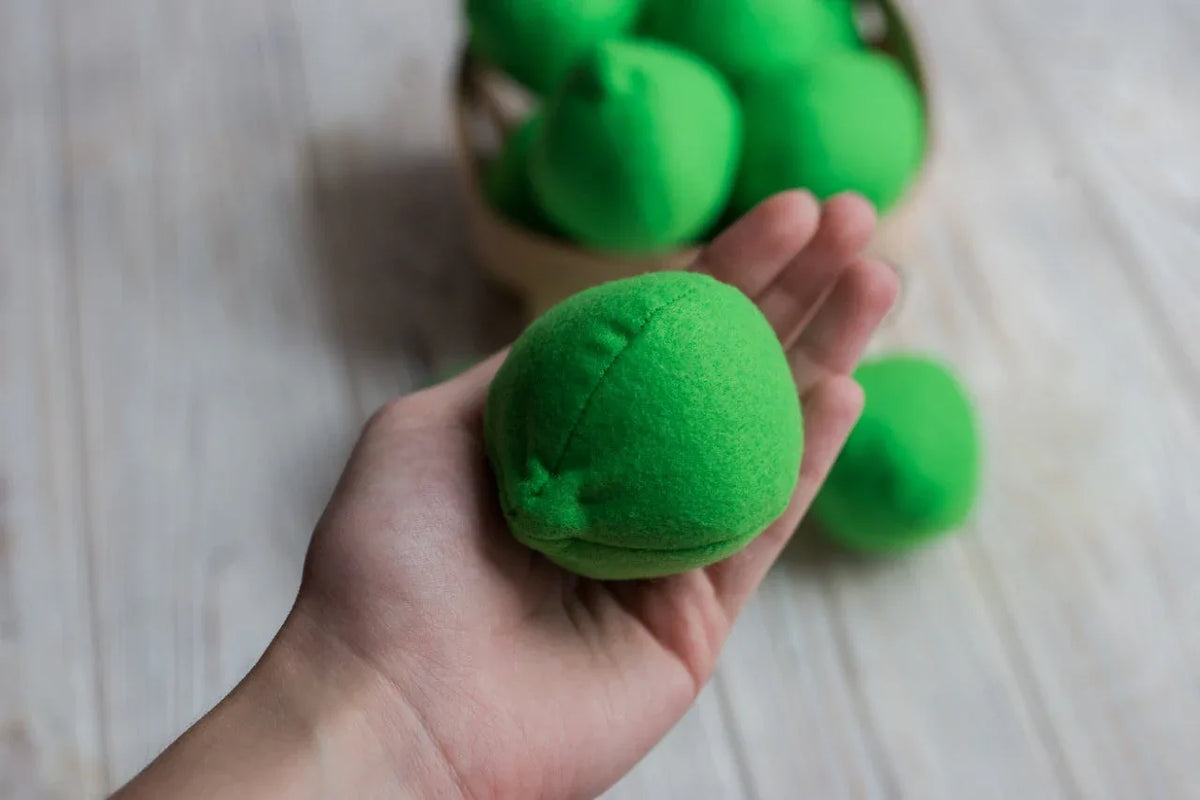 Lime felt fruit - BIG FRENCHIES