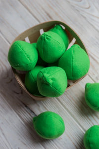 Lime felt fruit - BIG FRENCHIES