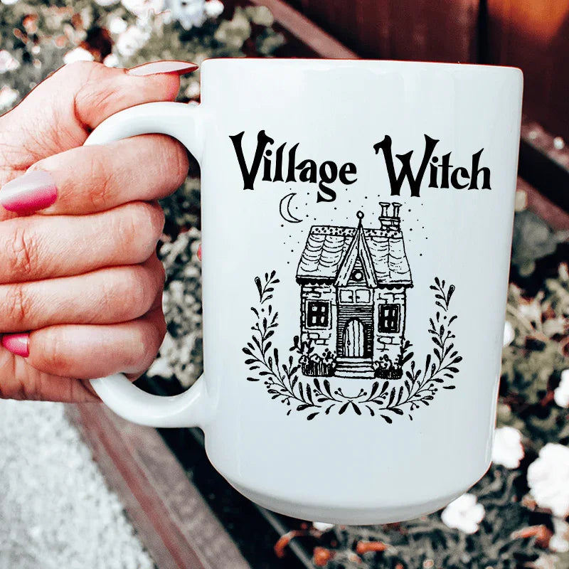 Village Witch Ceramic Mug 15 oz - BIG FRENCHIES