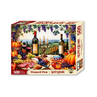 Vineyard View 500 Piece Jigsaw Puzzle | Springbok Puzzles - BIG FRENCHIES