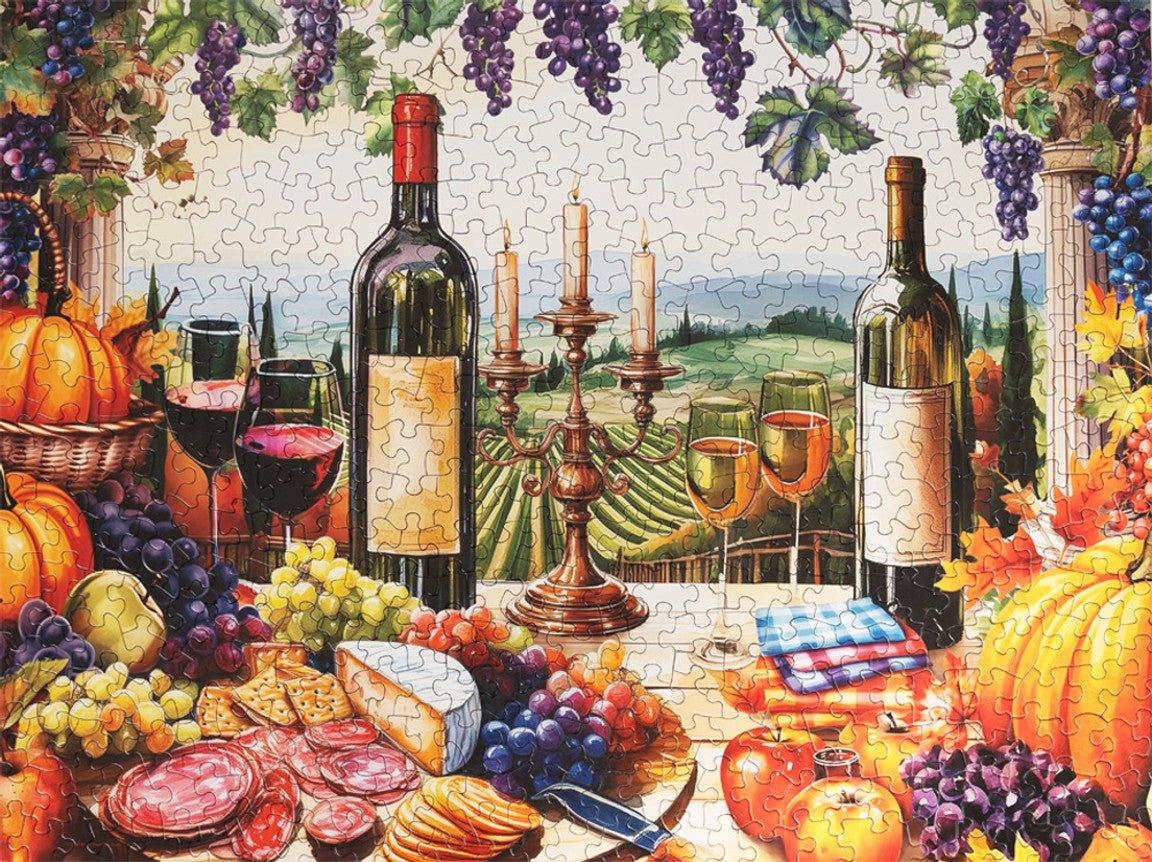 Vineyard View 500 Piece Jigsaw Puzzle | Springbok Puzzles - BIG FRENCHIES