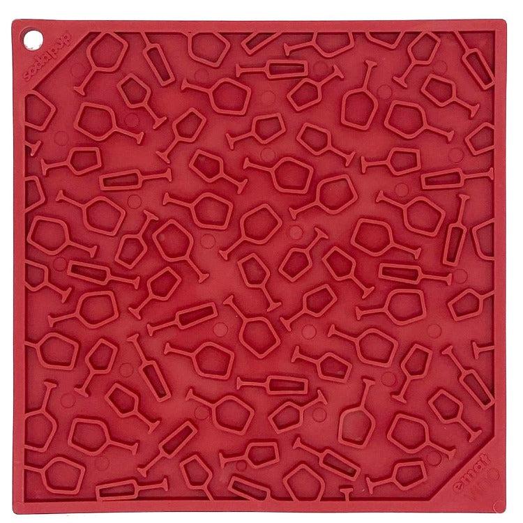 Vino Dog eMat - Enrichment Lick Mat For Dogs and Cats | Wine-Inspired Design| SodaPup - BIG FRENCHIES