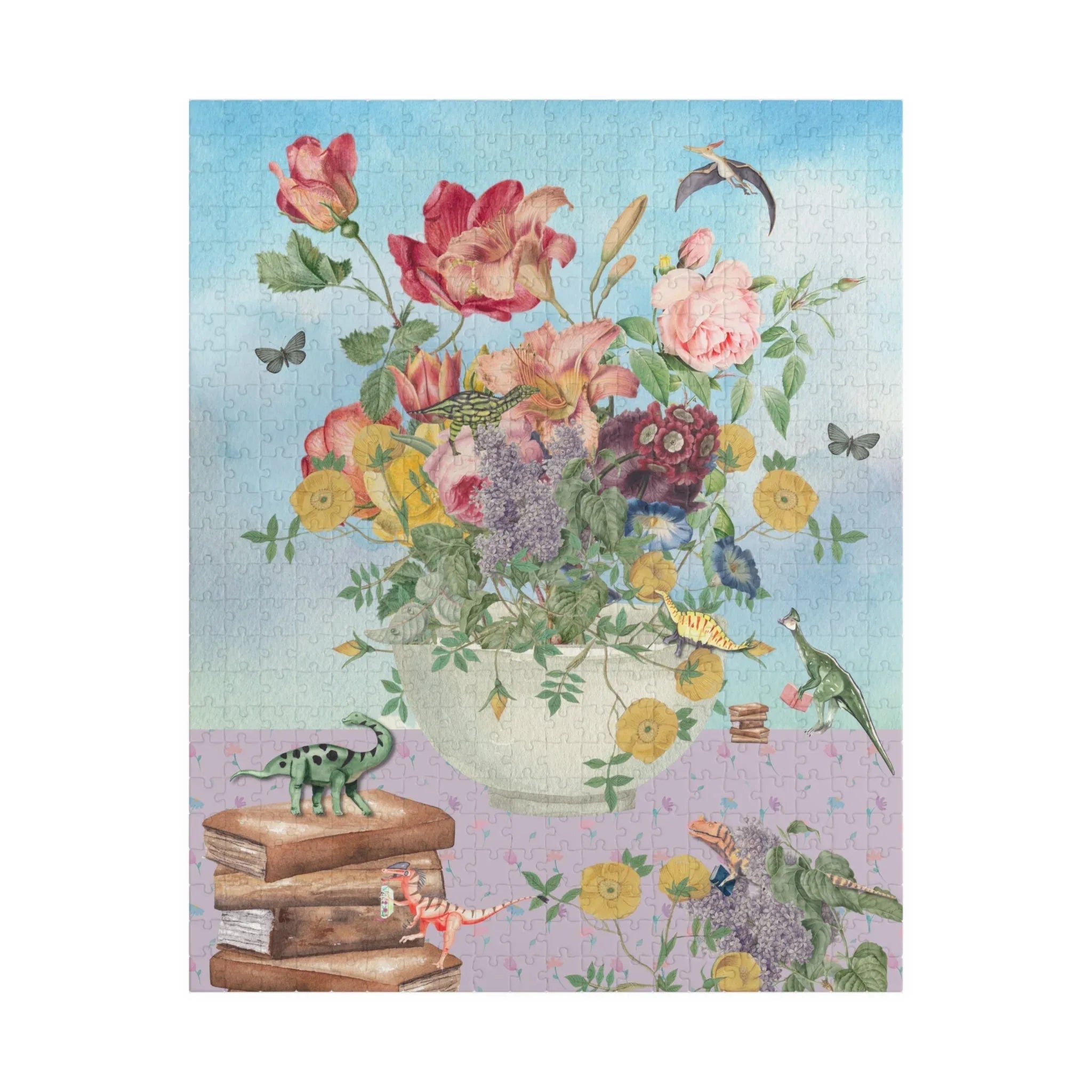 Botanical Puzzle Dinosaurs - BIG FRENCHIES