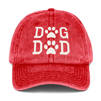 Dog Dad Vintage Cotton Twill Cap