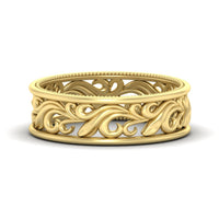 Filigree Women Wedding Band