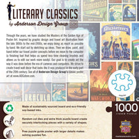 Vintage Posters - Literary Classics 1000 Piece Jigsaw Puzzle | Masterpieces Puzzles - BIG FRENCHIES
