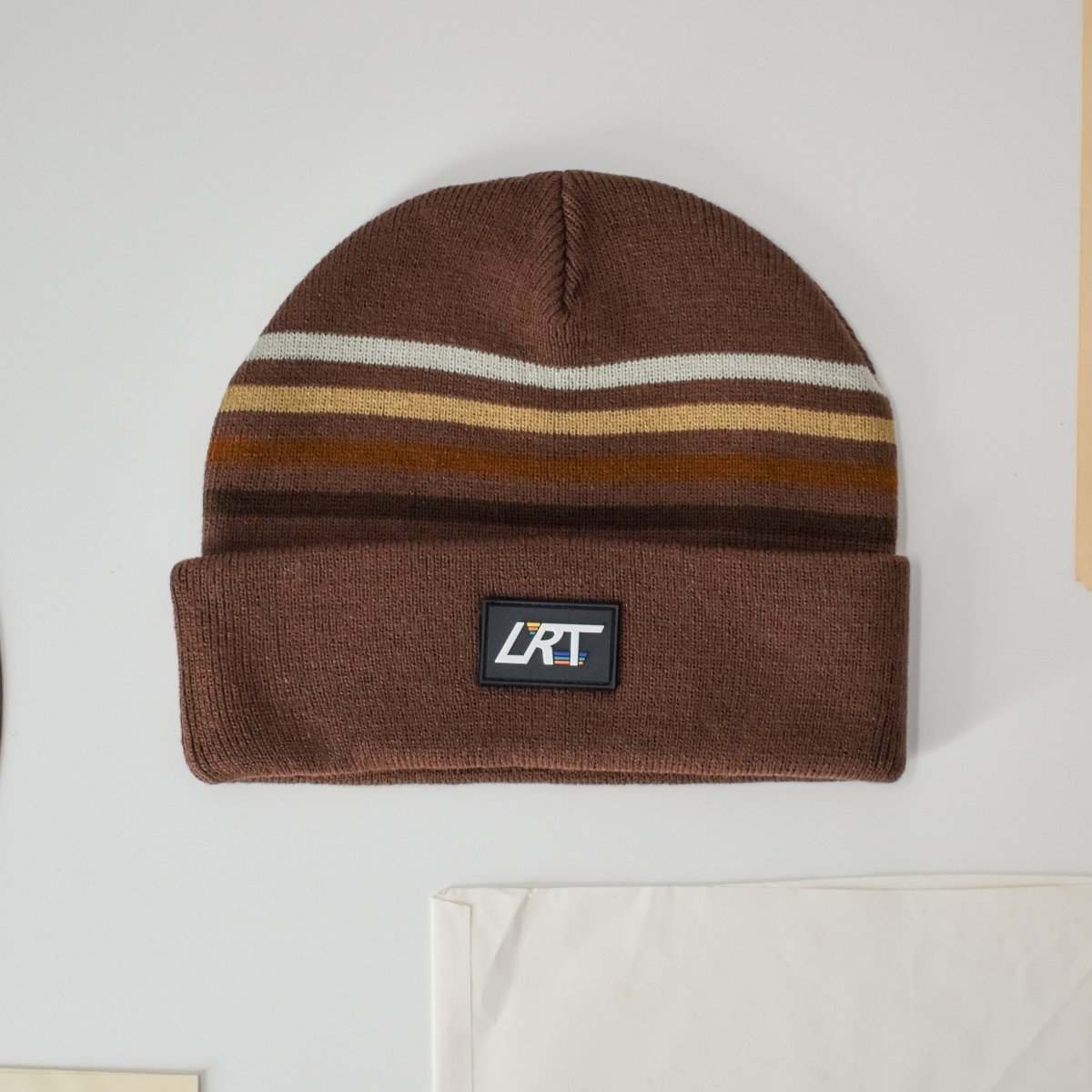 VINTAGE STRIPES BEANIE - COCOA - BIG FRENCHIES
