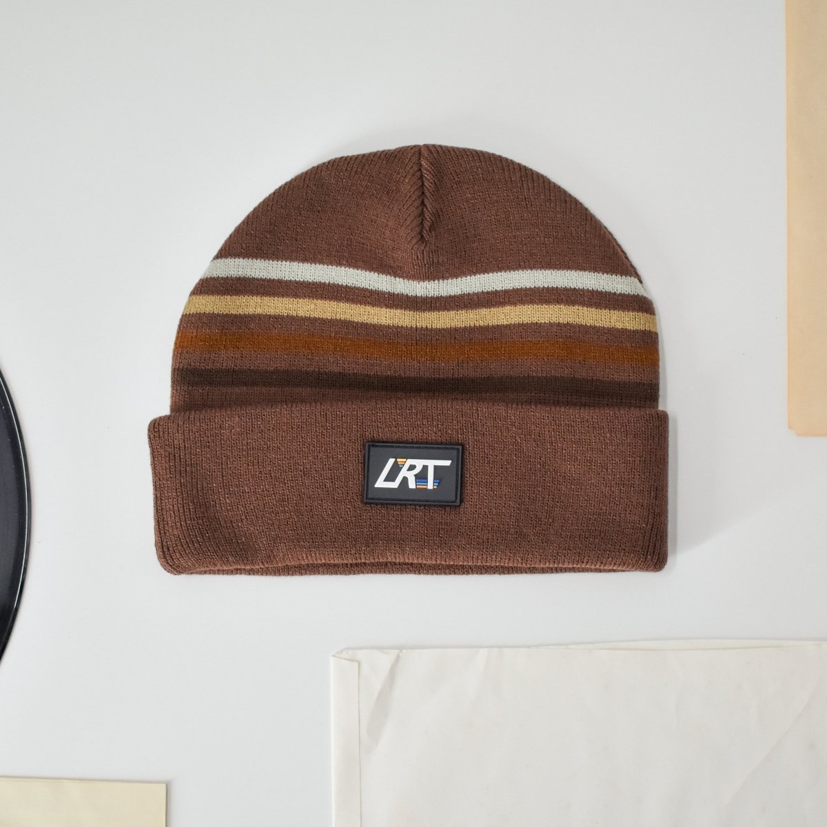 VINTAGE STRIPES BEANIE - COCOA - BIG FRENCHIES