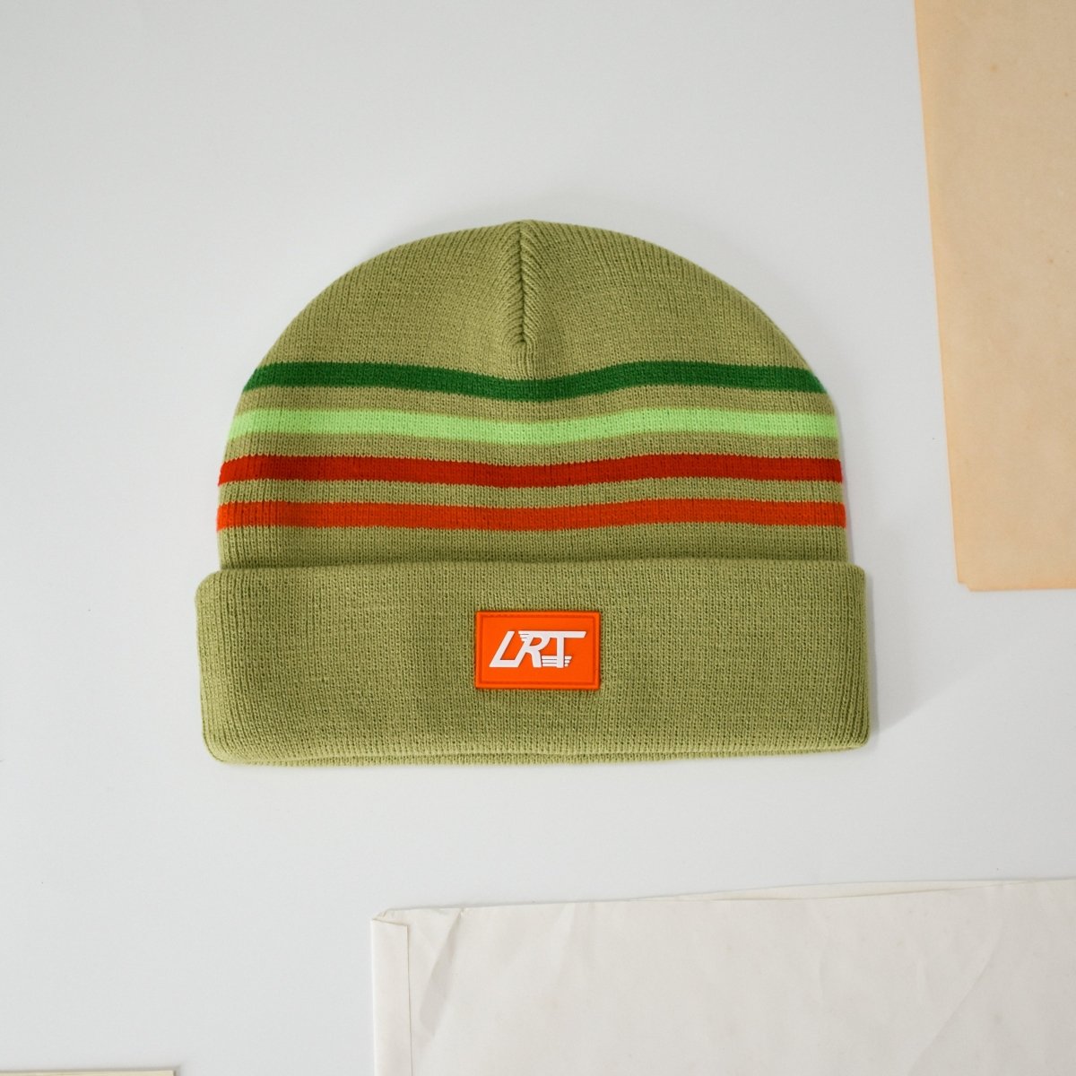 VINTAGE STRIPES BEANIE - MINT - BIG FRENCHIES