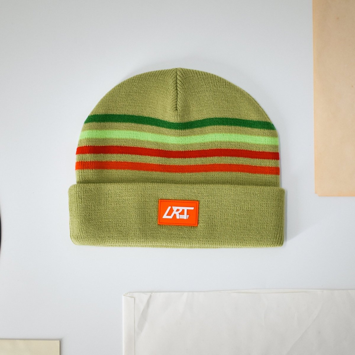 VINTAGE STRIPES BEANIE - MINT - BIG FRENCHIES