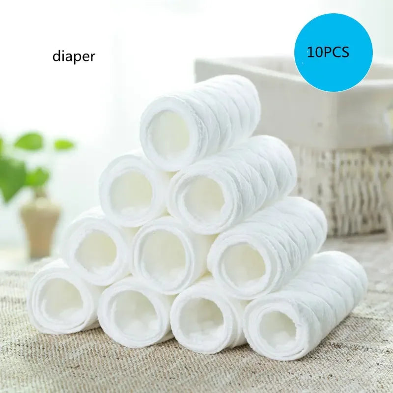 10-Pack Baby Diapers-Reusable - # BAGE91410002 - BIG FRENCHIES