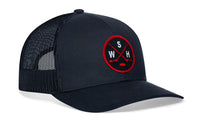 Washington DC Hockey Trucker Hat  |  WSH X Snapback