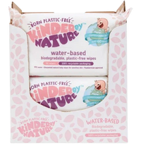 Kinder by Nature 100% Biodegradable Water-Based Baby Wipes - 672 Count (12 packs of 56 wipes) - BIG FRENCHIES