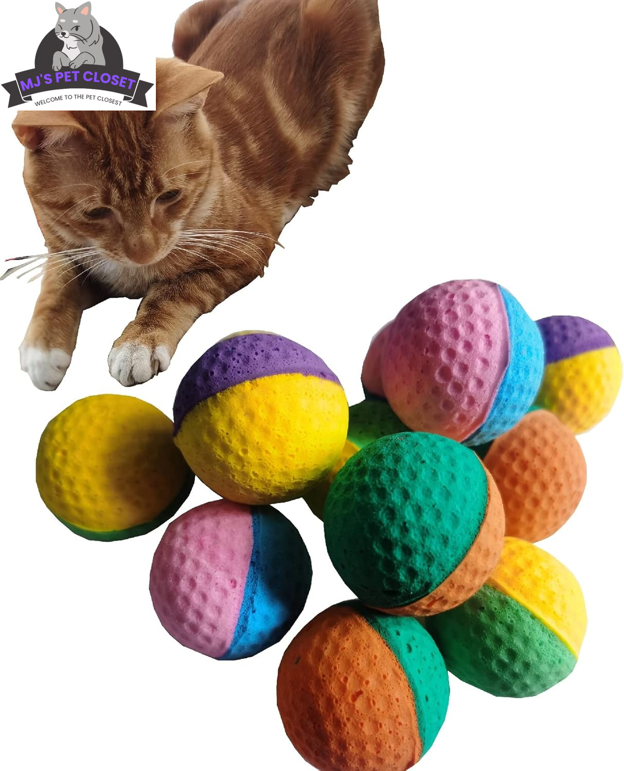 Playtime just got a whole lot cuter with our Mini Cat Foam Soccer Balls! 🐾🎉 Perfect for your furry friend! 🐱💚💙 #CatToys #PetPlaytime - BIG FRENCHIES