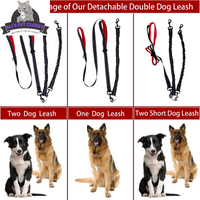 Walk Your Dogs in Style! 🐾✨ Check Out Our 360° Swivel Double Dog Leash - No Tangles, Maximum Comfort! Perfect for Two Pups Up to 200lbs! 🐶❤️ - BIG FRENCHIES