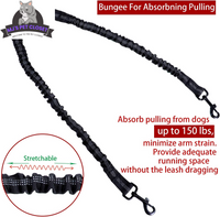 Walk Your Dogs in Style! 🐾✨ Check Out Our 360° Swivel Double Dog Leash - No Tangles, Maximum Comfort! Perfect for Two Pups Up to 200lbs! 🐶❤️ - BIG FRENCHIES