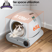 Say goodbye to messy litter! 🐾✨ Meet the Smart Self-Cleaning Litter Box with App Control and Safety Features! Perfect for busy cat parents! 😻📱 - BIG FRENCHIES