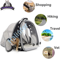 🚀✨ Cat Bubble Backpack with Fan - Perfect for Your Furry Astronaut! 🐾🐱 Fits Cats & Small Puppies up to 12 lbs! 🌌💖 - BIG FRENCHIES