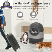 Say goodbye to scooping! 🐾✨ Meet the ultimate Self-Cleaning Cat Litter Box with WiFi & app control! Perfect for multiple cats and designed for easy living! 🐱💖 - BIG FRENCHIES
