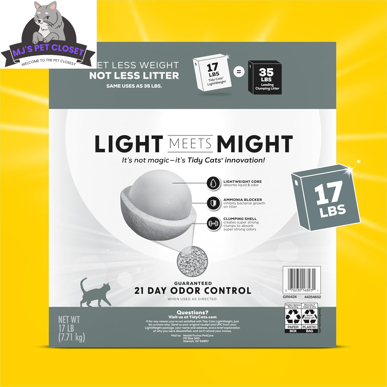 Say goodbye to messy litter boxes! 🐾✨ Check out Purina Multi Cat Low Dust Clumping Cat Litter - Lightweight & Powerful 4-in-1 Strength in a 17 lb box! Perfect for multi-cat households! 🐱❤️ - BIG FRENCHIES
