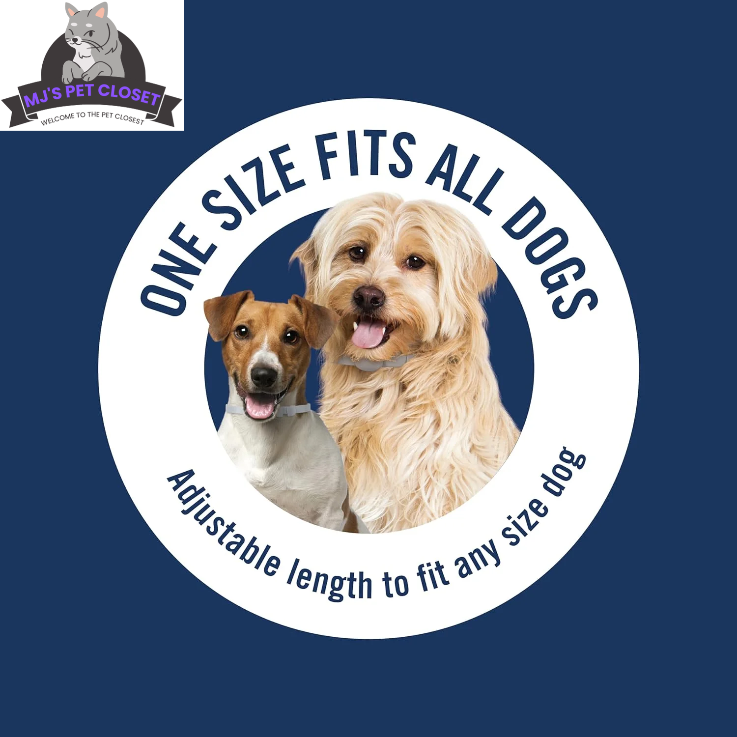 Ultimate Flea & Tick Protection Collar for Dogs - One Size Fits All, Lasts 6 Months - BIG FRENCHIES