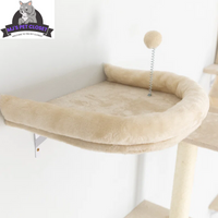 Elevate Your Cat's Playtime with the Darkiel 7-Piece Wall-Mounted Climbing Tower - BIG FRENCHIES