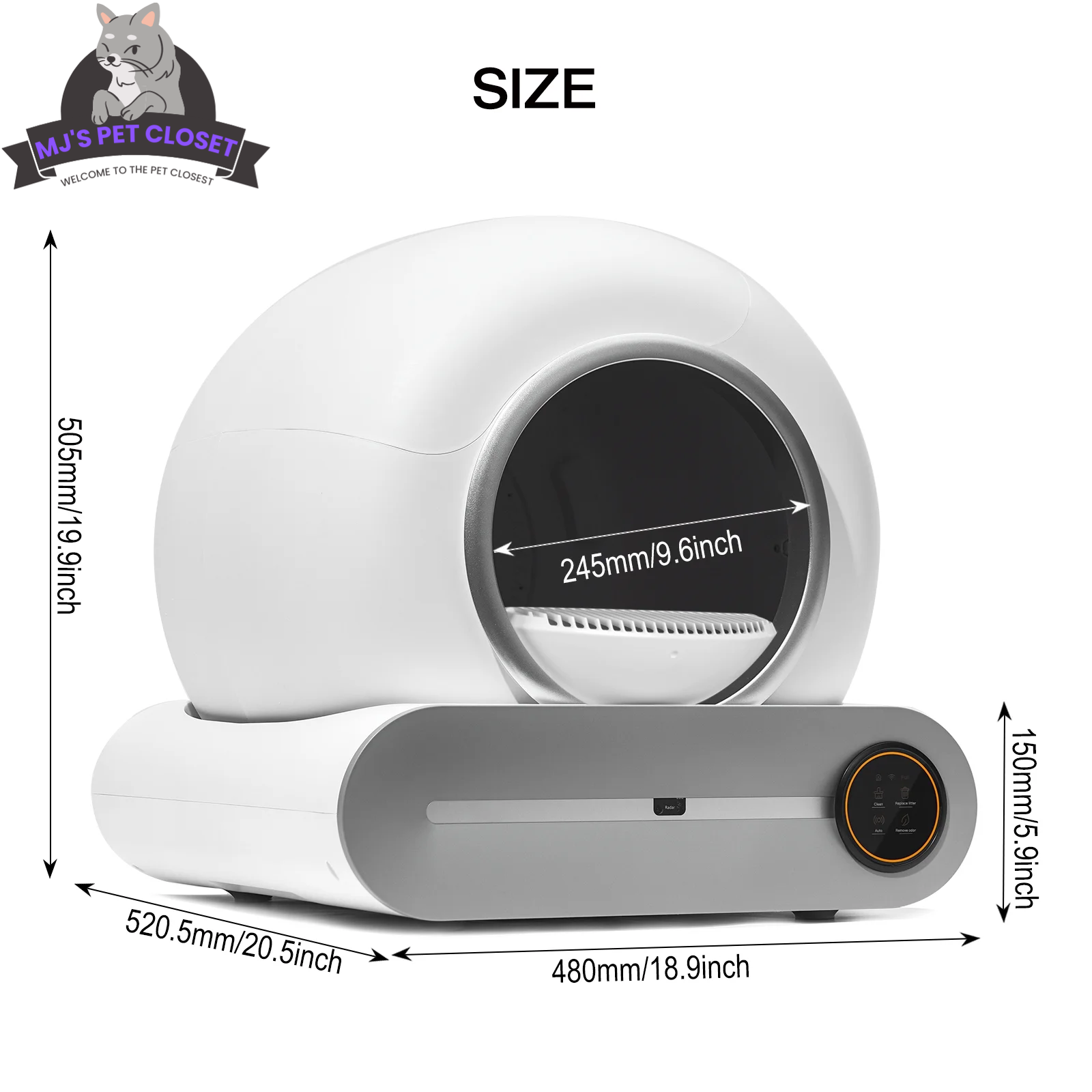 Say goodbye to messy litter! 🐾✨ Meet the Smart Self-Cleaning Litter Box with App Control and Safety Features! Perfect for busy cat parents! 😻📱 - BIG FRENCHIES