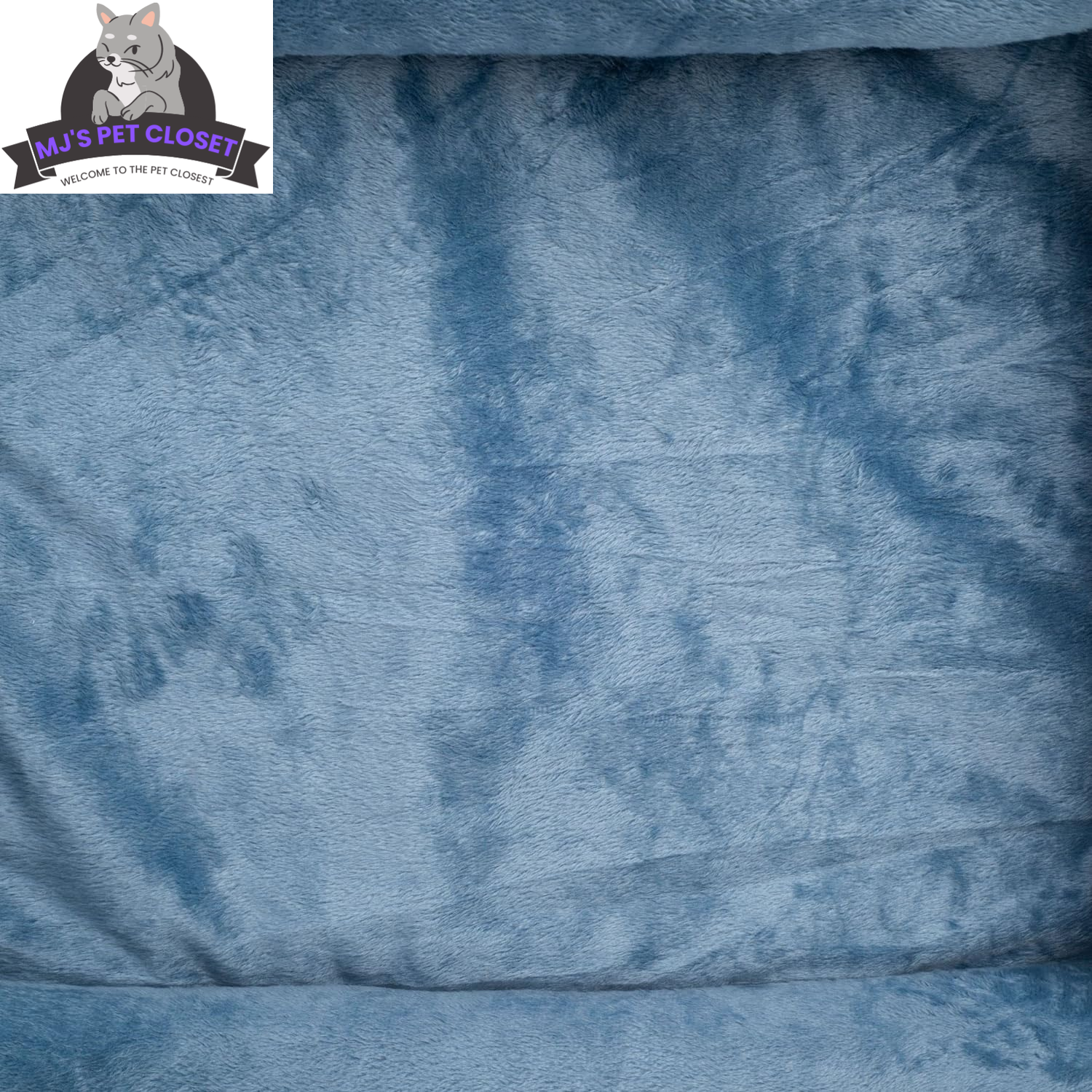 Upgrade your furry friend's comfort with our Medium Orthopedic Rectangle Bolster Pet Bed in Blue! 🐾💙 Perfect for restful naps and support! - BIG FRENCHIES
