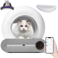 Say goodbye to messy litter! 🐾✨ Meet the Smart Self-Cleaning Litter Box with App Control and Safety Features! Perfect for busy cat parents! 😻📱 - BIG FRENCHIES