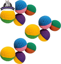 Playtime just got a whole lot cuter with our Mini Cat Foam Soccer Balls! 🐾🎉 Perfect for your furry friend! 🐱💚💙 #CatToys #PetPlaytime - BIG FRENCHIES