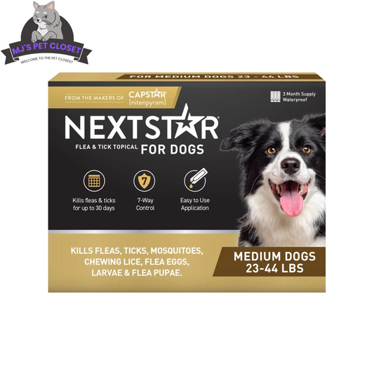 Ultimate 2-Pack Flea & Tick Defense for Dogs 23-44 Lbs - 3-Month Supply for Fast Relief - BIG FRENCHIES