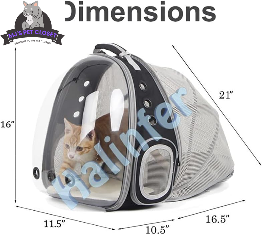 🚀✨ Cat Bubble Backpack with Fan - Perfect for Your Furry Astronaut! 🐾🐱 Fits Cats & Small Puppies up to 12 lbs! 🌌💖 - BIG FRENCHIES