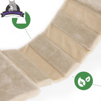 Elevate Your Cat's Playtime with the Darkiel 7-Piece Wall-Mounted Climbing Tower - BIG FRENCHIES