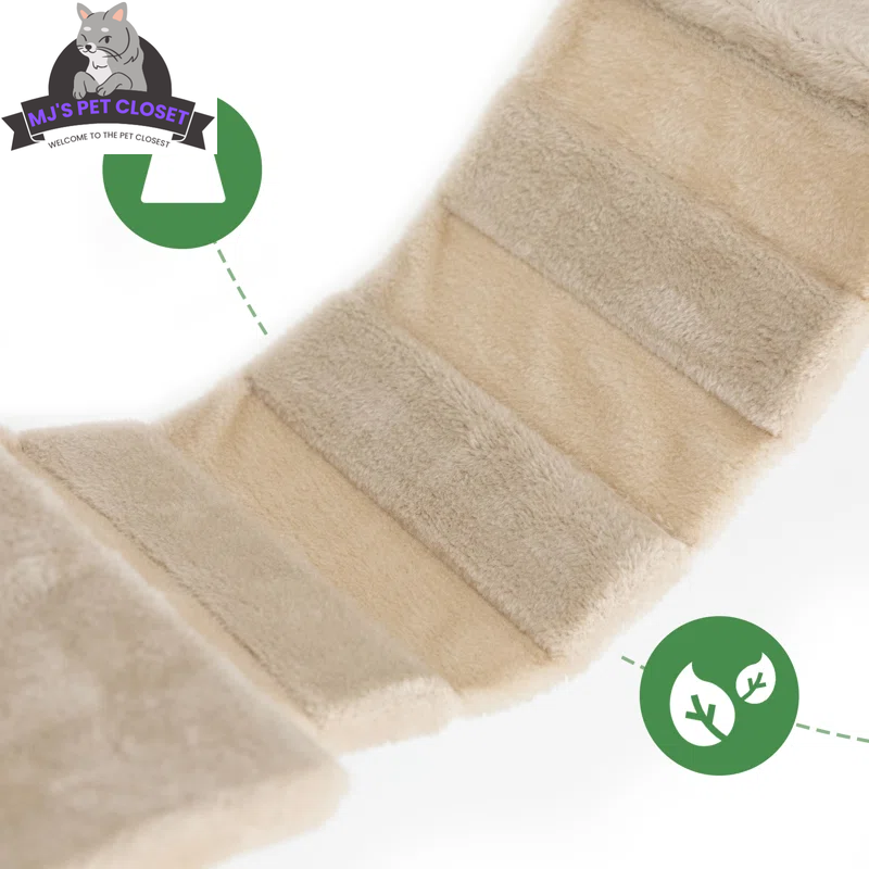 Elevate Your Cat's Playtime with the Darkiel 7-Piece Wall-Mounted Climbing Tower - BIG FRENCHIES