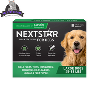 Protect Your Dog from Fleas & Ticks with NEXTSTAR: Fast-Acting 3-Month Supply for Dogs 45-88 Lbs - BIG FRENCHIES