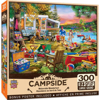 Waterslide Wanderlust Campside 300 Piece EZ Grip Puzzle by Masterpieces - BIG FRENCHIES