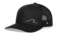 Wave Trucker Hat  |  Beach Snapback
