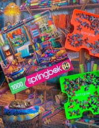 Weavers Cottage 1000 Piece Jigsaw Puzzle | Springbok Puzzles - BIG FRENCHIES