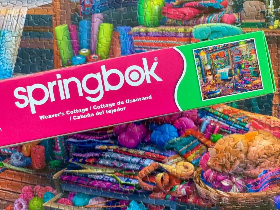 Weavers Cottage 1000 Piece Jigsaw Puzzle | Springbok Puzzles - BIG FRENCHIES