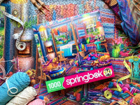 Weavers Cottage 1000 Piece Jigsaw Puzzle | Springbok Puzzles - BIG FRENCHIES