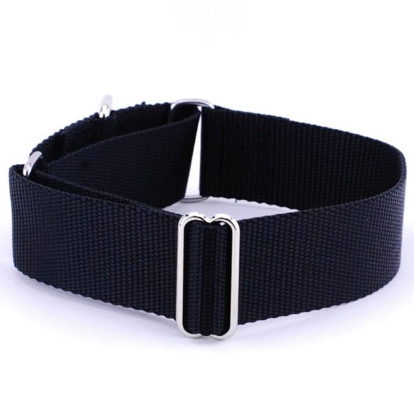 1.5″ Nylon Martingale Dog Collars (Multiple Color Options)-Pet Collars & Leashes-BIG FRENCHIES-2 Hounds Design