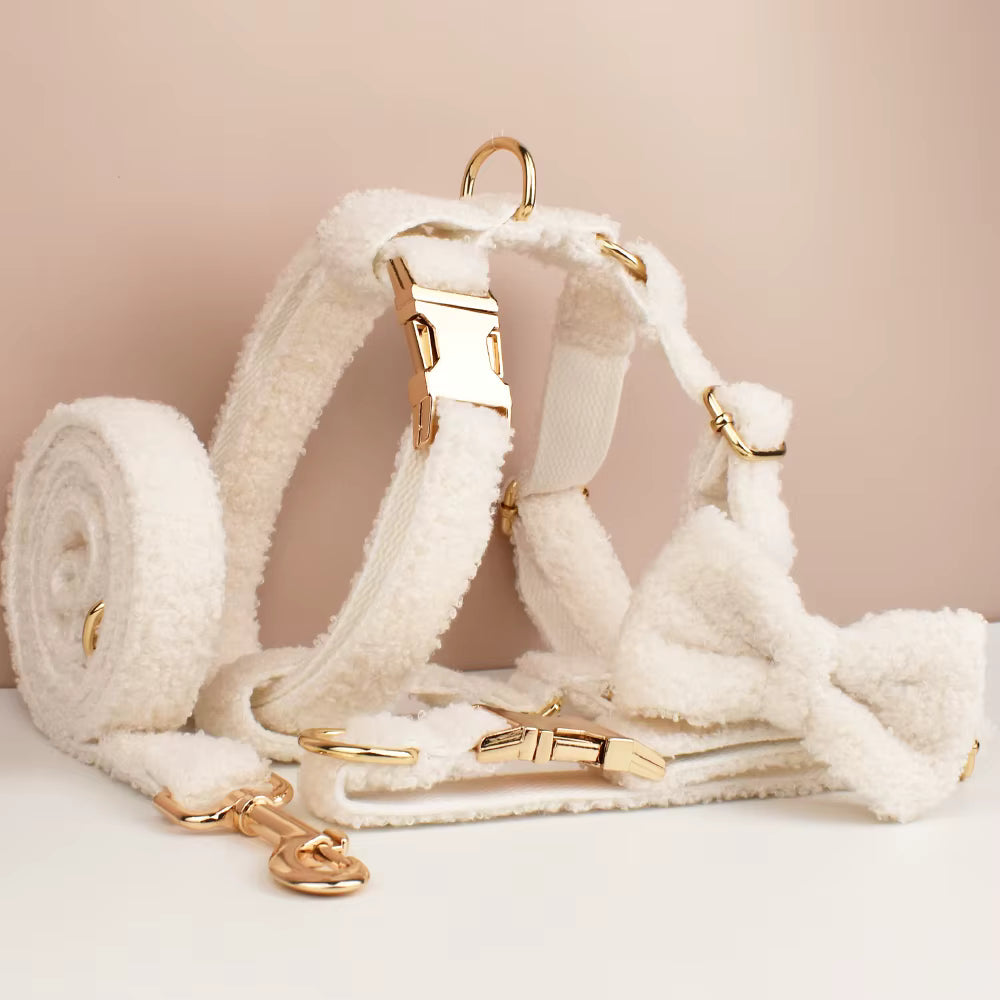 Personalized Wedding Teddy Handmade Knitted Classic Set