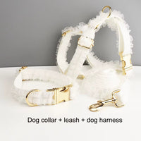 Personalized Wedding White Lace Classic Set